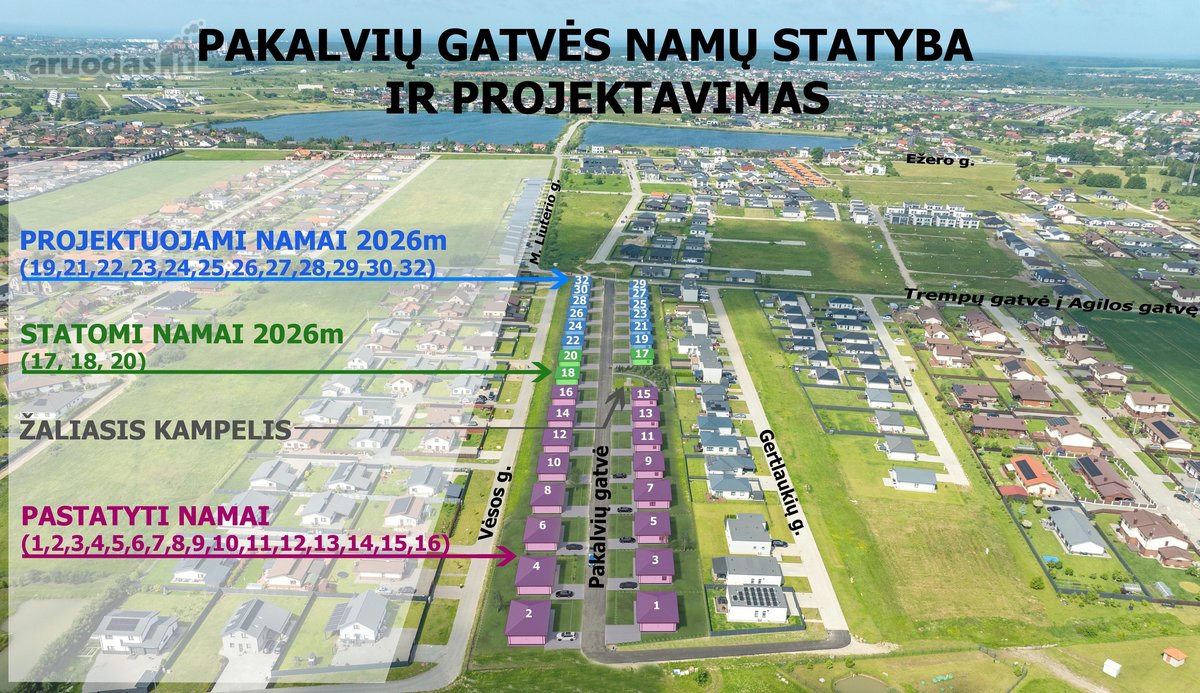 Parduodame gyvenamosios paskirties sklypus ,