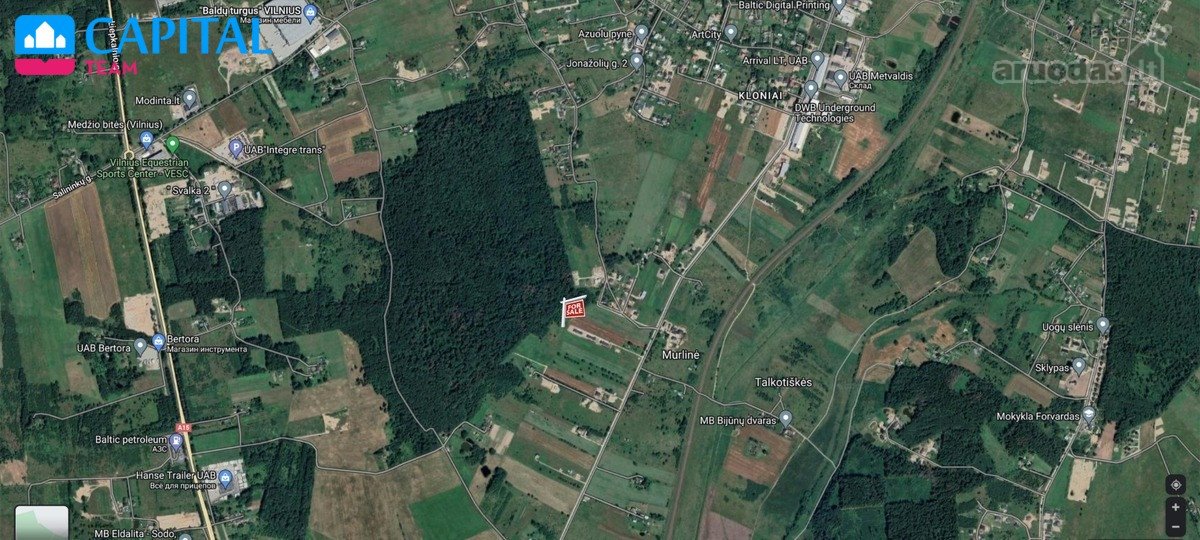 Parduodamas 29 Arų Namų Valdos Sklypas Su - nuotraukos Nr. 15
