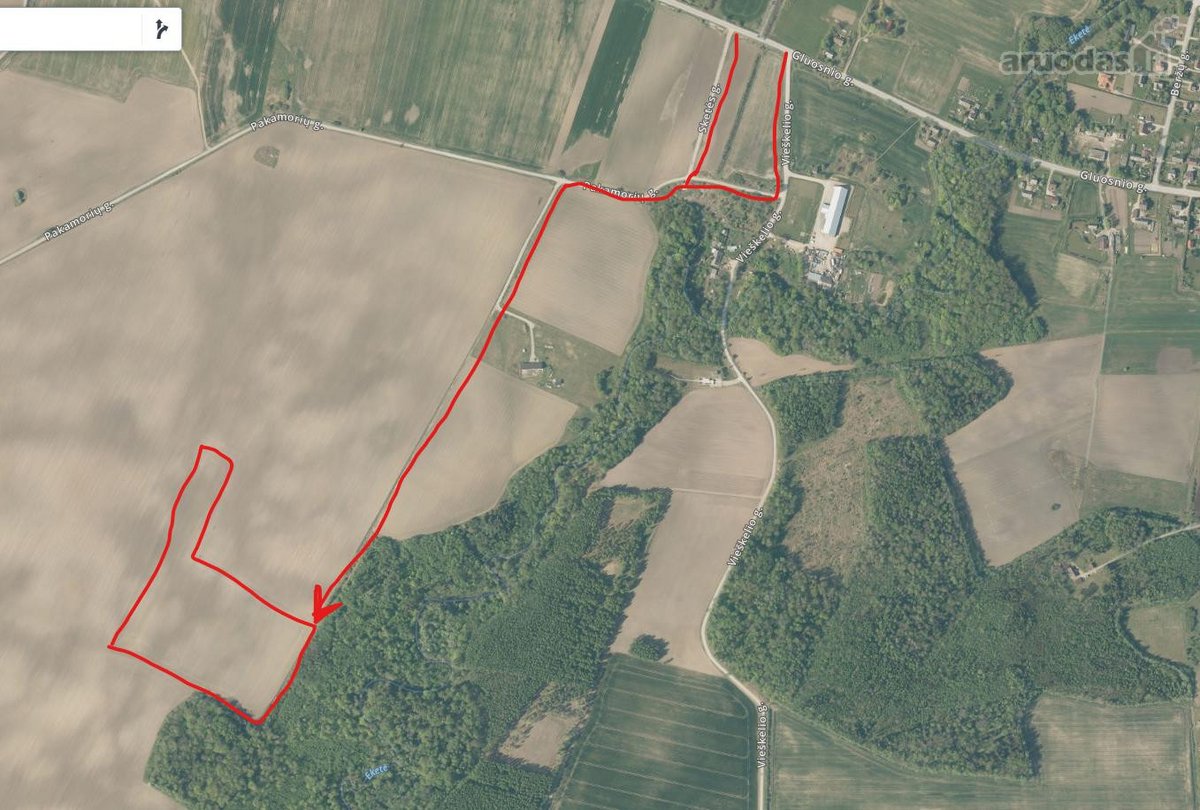 Parduodamas 545 a. sklypas Pakamorių k. - nuotraukos Nr. 2