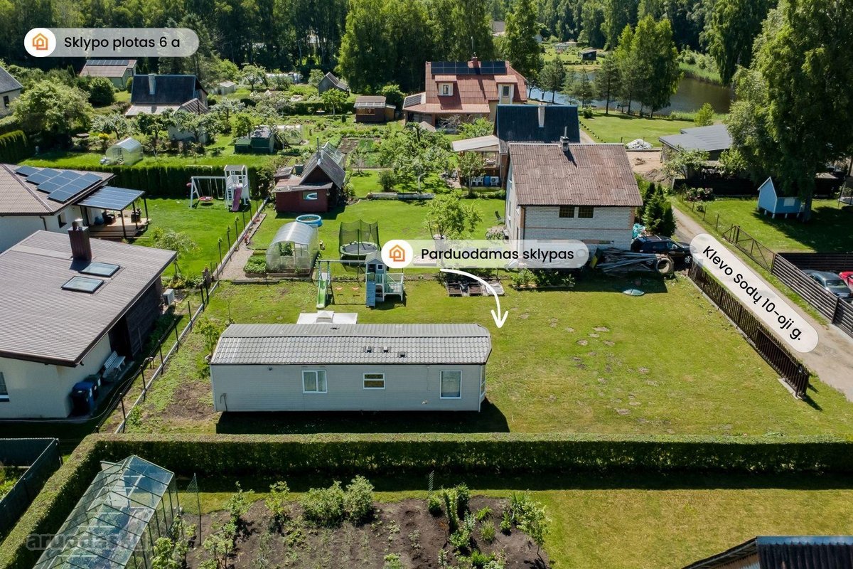 Parduodamas 6 arų sodo sklypas su įrengtu - nuotraukos Nr. 23
