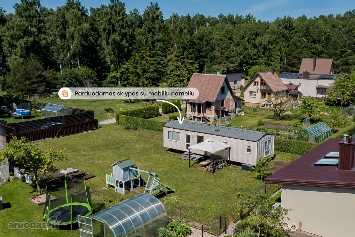 Parduodamas 6 arų sodo sklypas su įrengtu