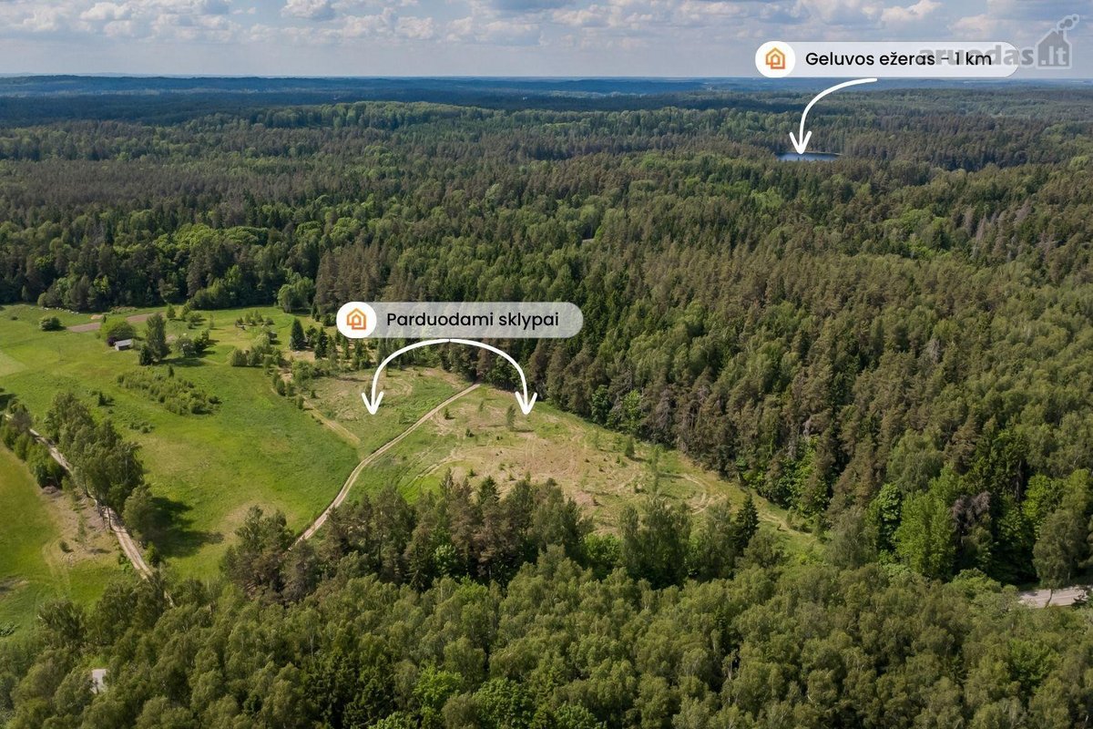 Parduodamas 28,42 aro namų valdos sklypas