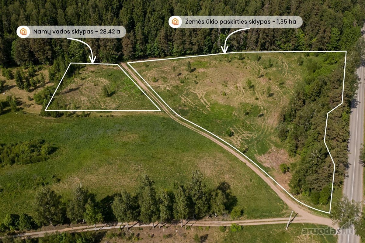 Parduodamas 28,42 aro namų valdos sklypas - nuotraukos Nr. 4