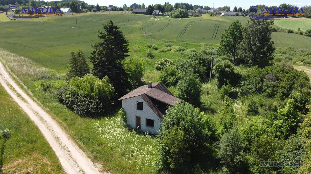 Sodyba - vienkiemis, miško apsuptyje.