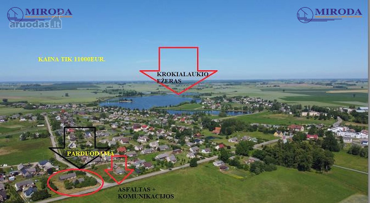 Gyvenamas namas, ūkio statiniai, vandentiekis