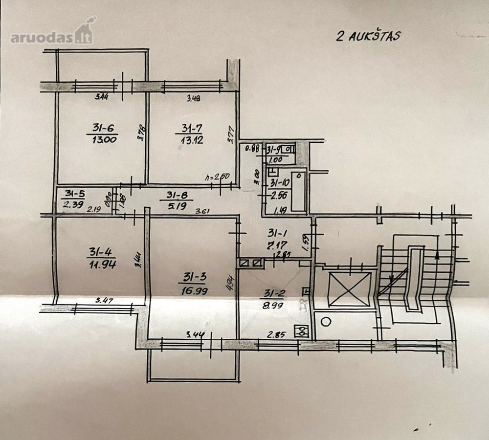 Parduodamas 4 Kambarių Butas Antrame Aukšte - nuotraukos Nr. 28