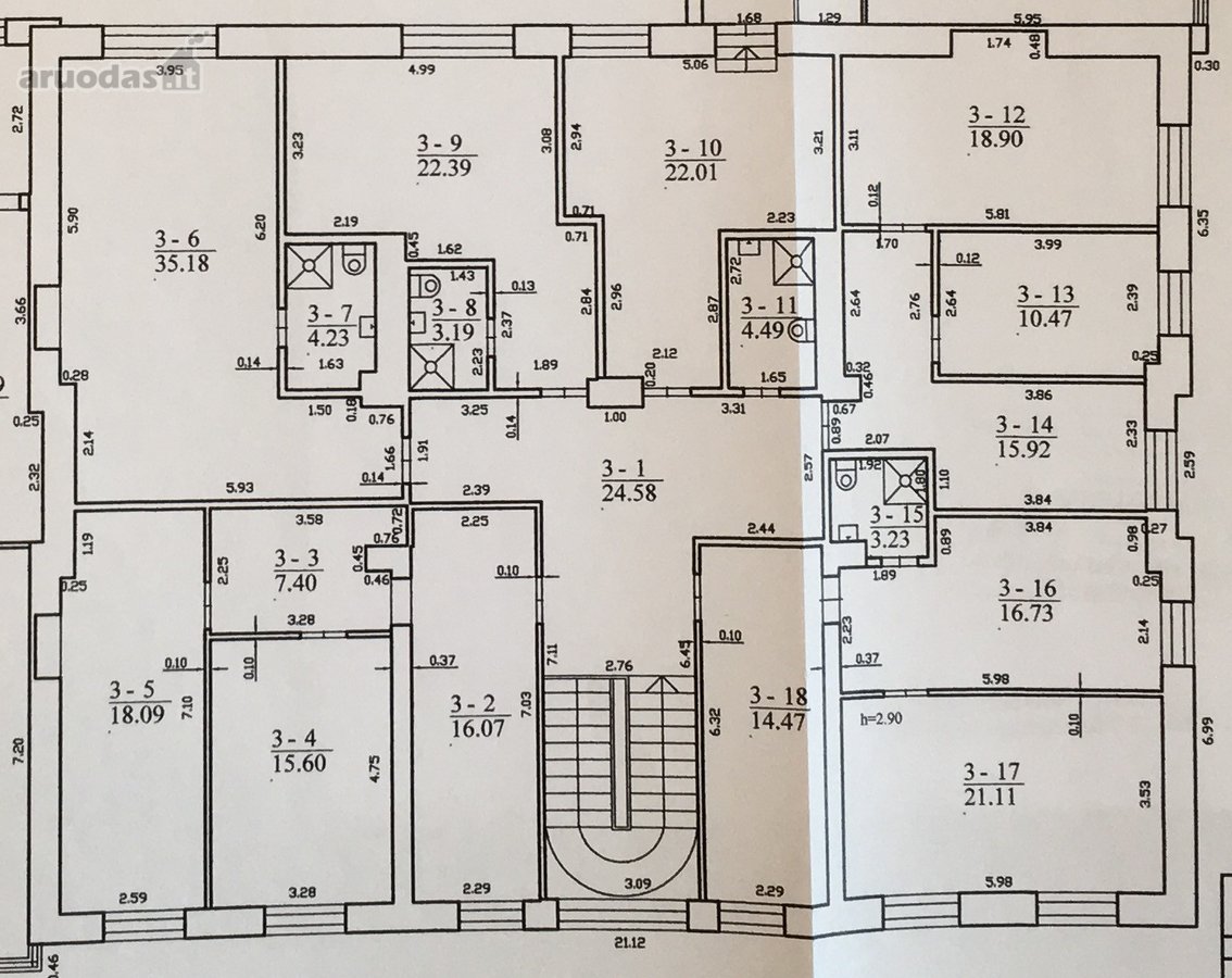 Išnuomojamos Biuro Patalpos su atskiru WC ir - nuotraukos Nr. 12