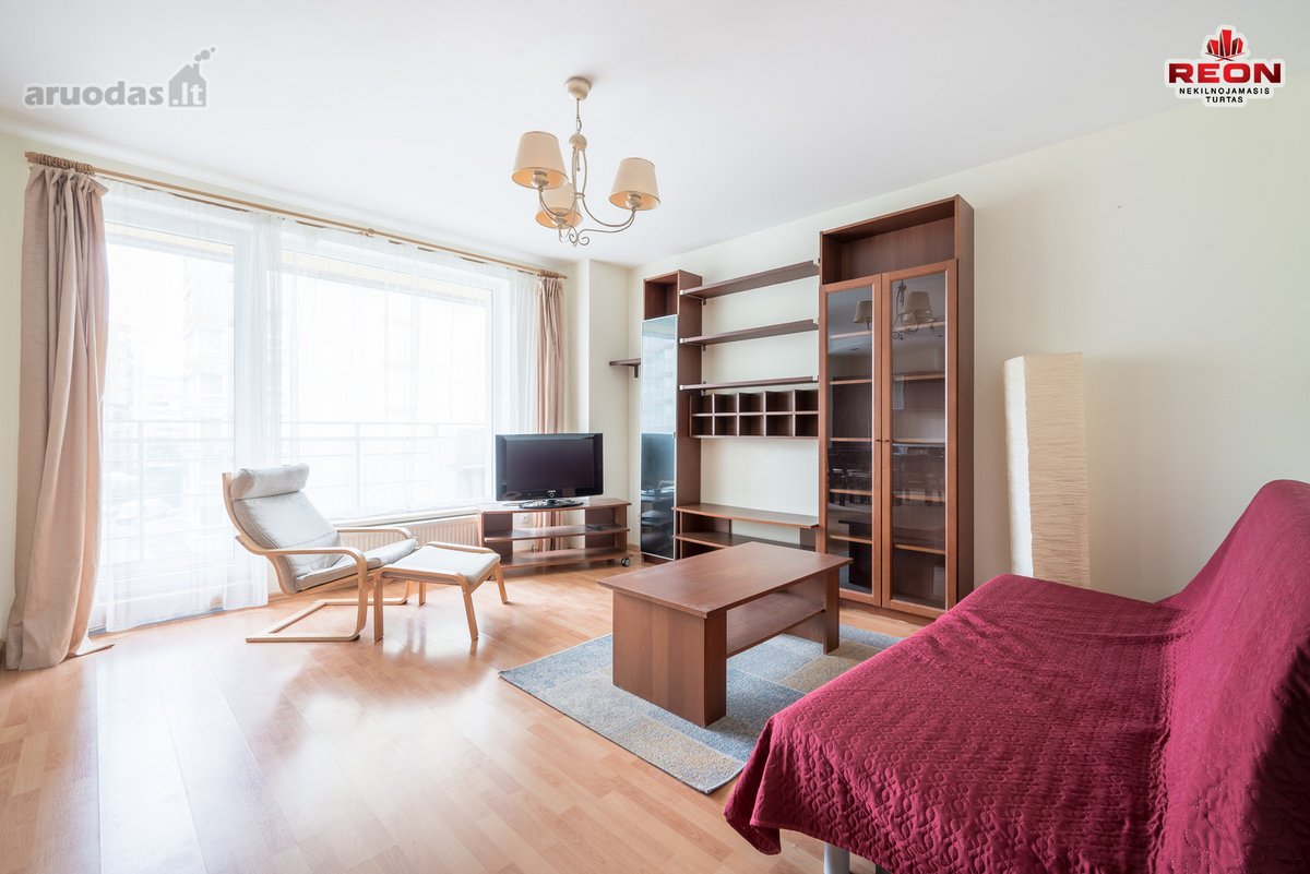 Nuomojamas Erdvus 2 Kambarių Butas