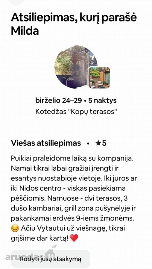 Išskirtinis Kotedžas Investicijai Nidos - nuotraukos Nr. 50