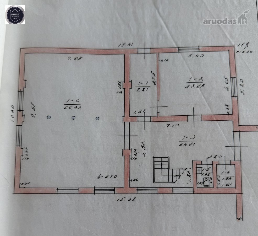 Parduodamos 258 kv. m Komercinės Patalpos - nuotraukos Nr. 17