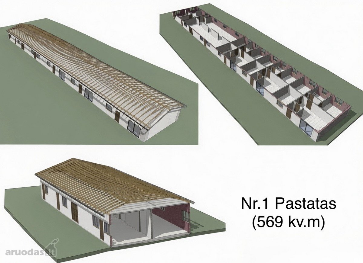 Parduodamas verslo pastatas 569 m2 su - nuotraukos Nr. 6
