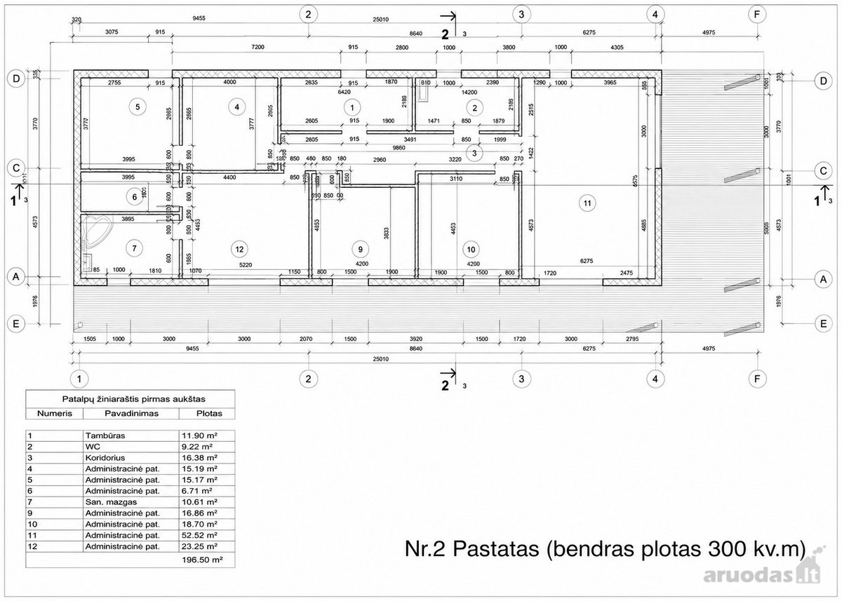 Parduodamas verslo pastatas 569 m2 su - nuotraukos Nr. 22