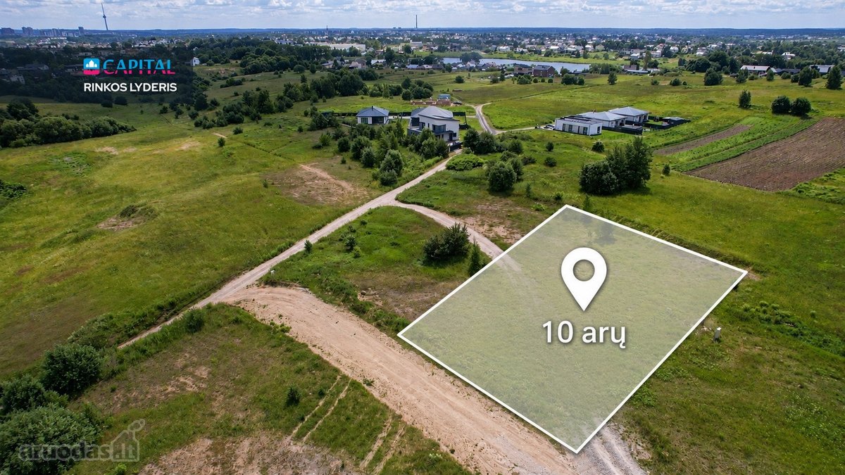 Parduodamas 10 Arų Sklypas Su Namo Projektu - nuotraukos Nr. 2