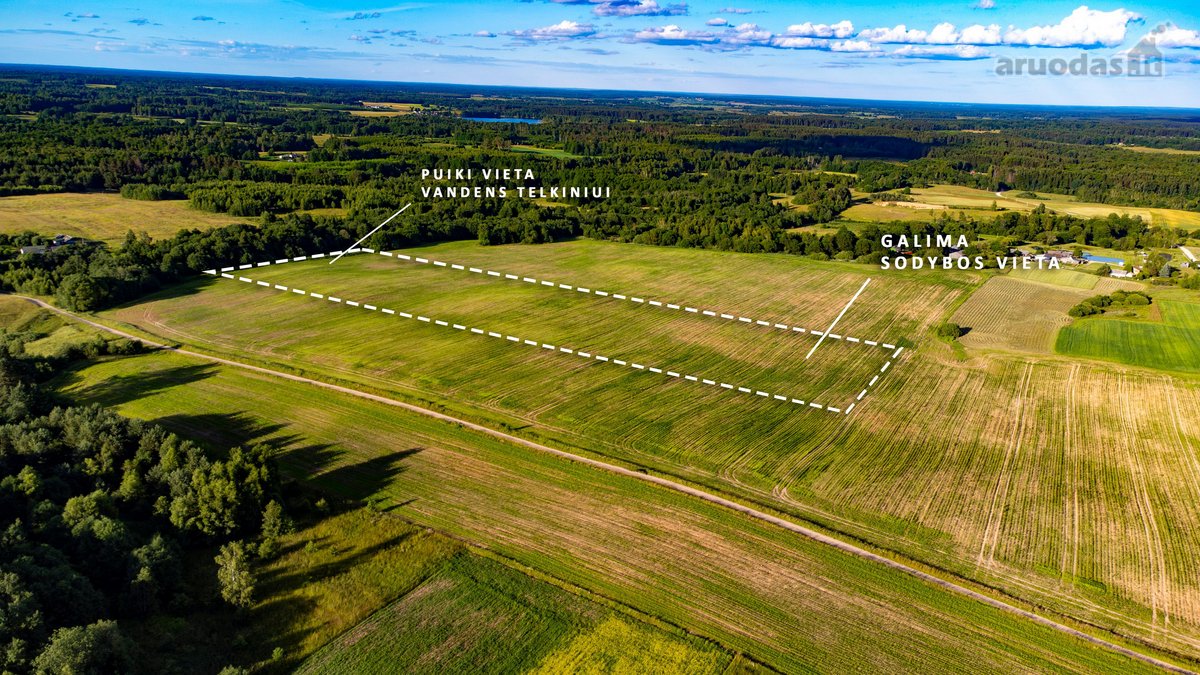 Parduodamas 5.7ha Dirbamas Žemės Ūkio