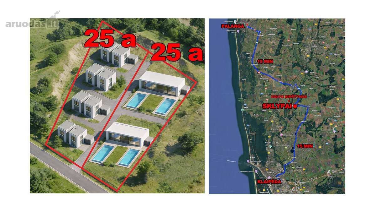 Du suformuoti sklypai (24,94 a ir 24,84 a) - nuotraukos Nr. 2