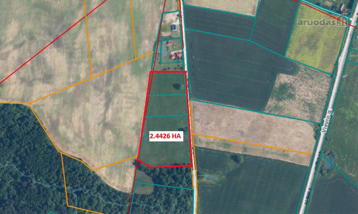 Parduodamas 2.4426 Ha Ploto Žemės Ūkio - nuotraukos Nr. 27