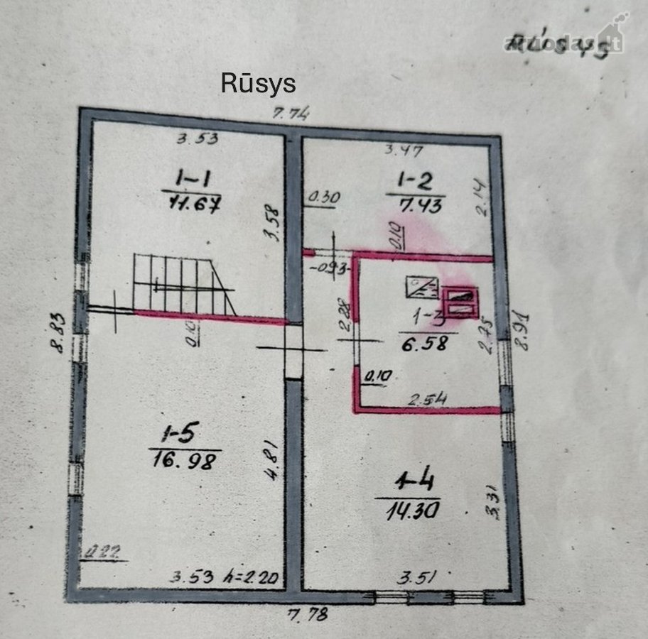 Parduodamas dviejų aukštų gyvenamasis namas - nuotraukos Nr. 23