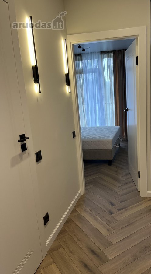 Nuomojamas šviesus ir jaukus 2 kambarių butas - nuotraukos Nr. 3