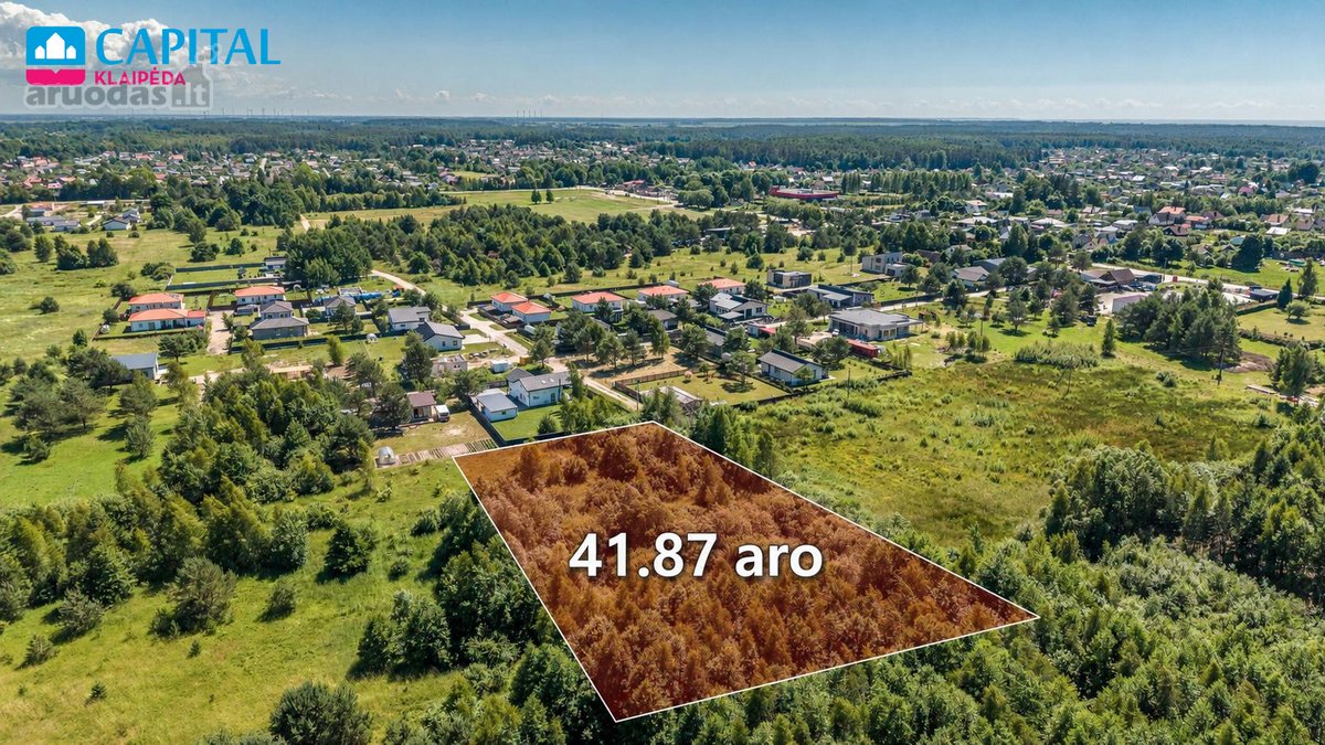Parduodamas 41,87 aro Namų Valdos Sklypas - nuotraukos Nr. 2