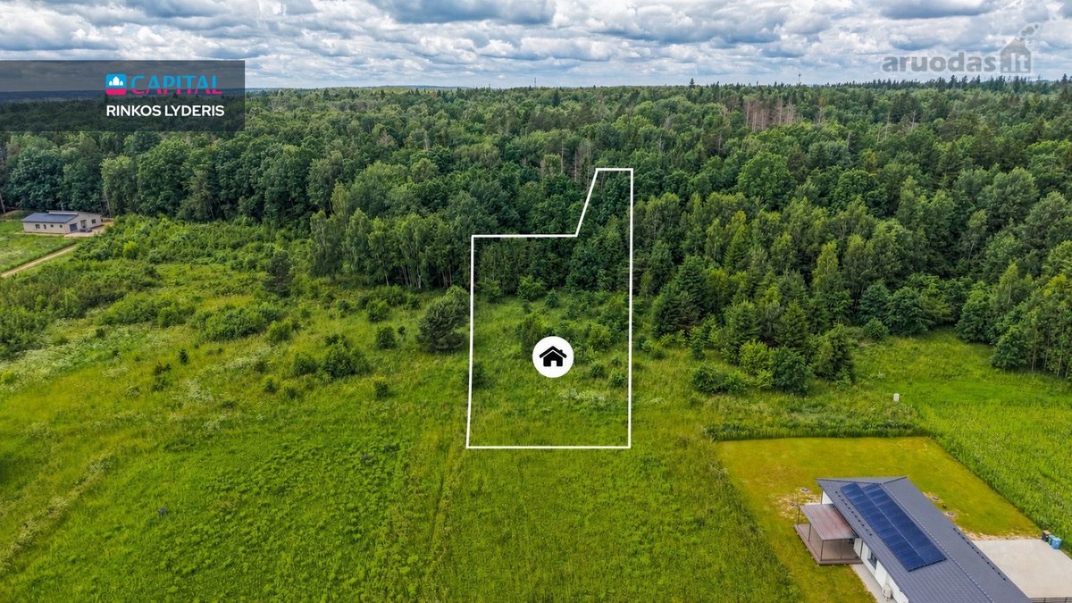 Parduodamas 29 Arų Namų Valdos Sklypas Su - nuotraukos Nr. 3