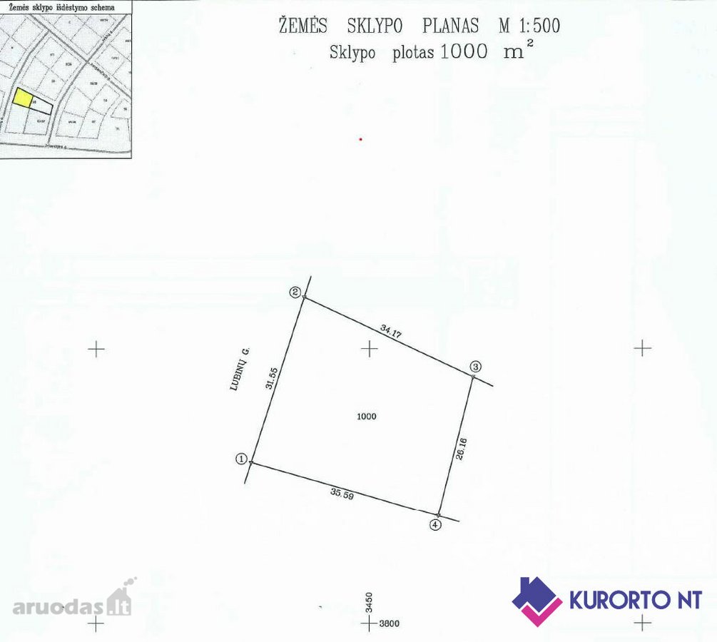 Parduodamas žemės sklypas Nemirsetoje, Lubinų - nuotraukos Nr. 2