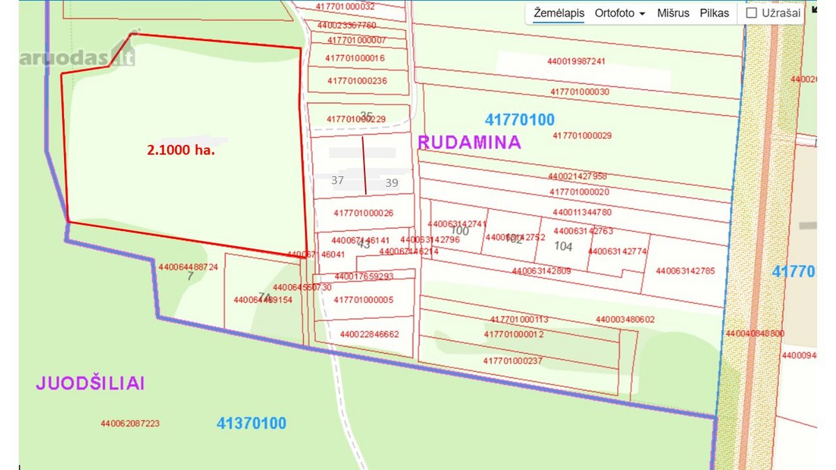 Parduodami 14 vnt. namų valdos žemės sklypai