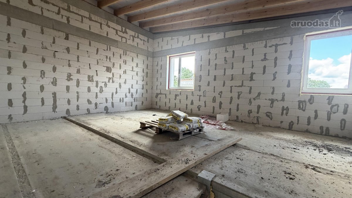 7 dviejų aukštų namai, dalinė apdaila. Su - nuotraukos Nr. 14