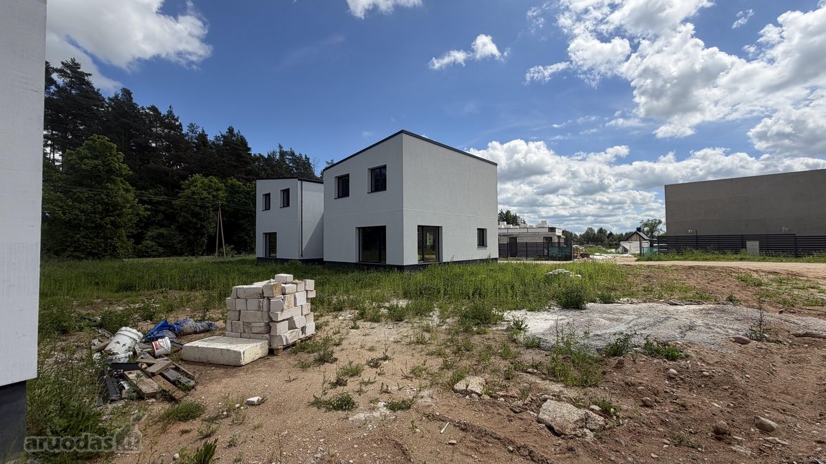 7 dviejų aukštų namai, dalinė apdaila. Su - nuotraukos Nr. 4