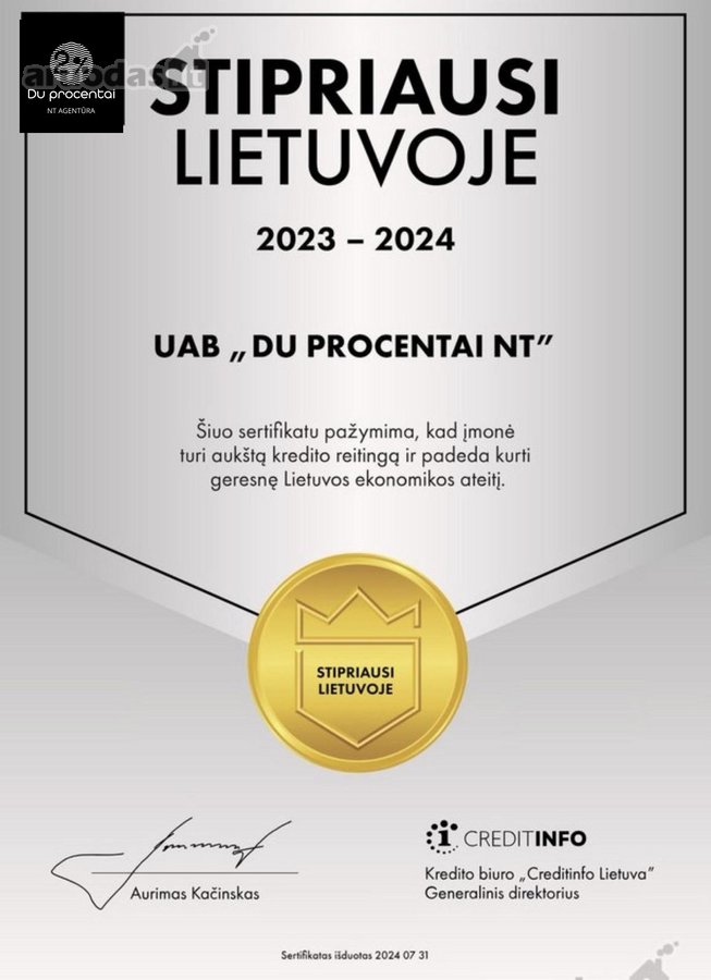 Nt agentūra „Du Procentai“ 2 % siūlo! - nuotraukos Nr. 8