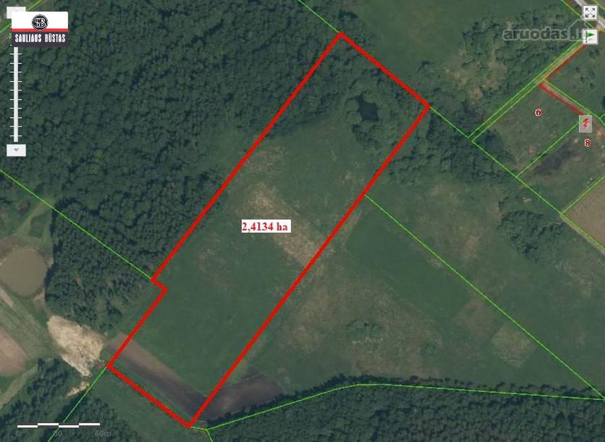 Parduodamas labai gražioje vietoje 2,4134 ha