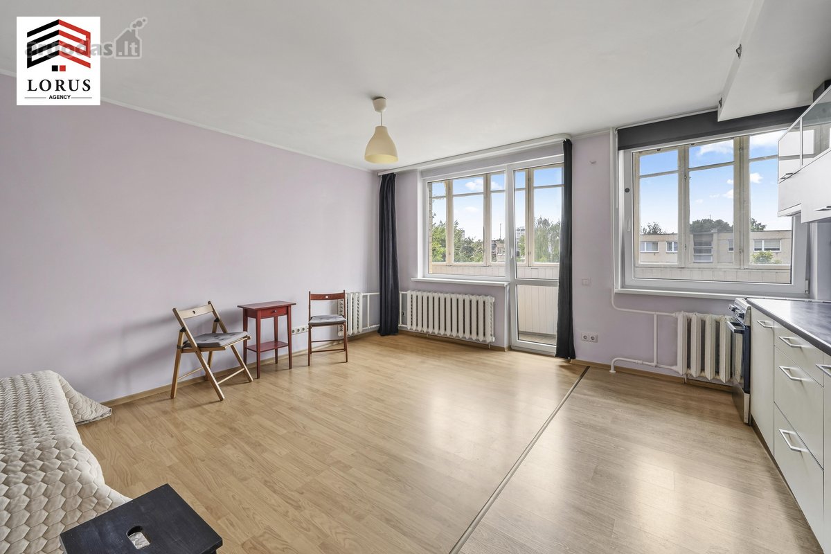 Parduodamas šviesus ir jaukus 27 m² studio - nuotraukos Nr. 7