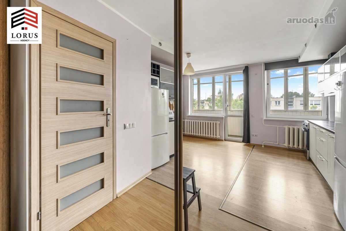 Parduodamas šviesus ir jaukus 27 m² studio - nuotraukos Nr. 12