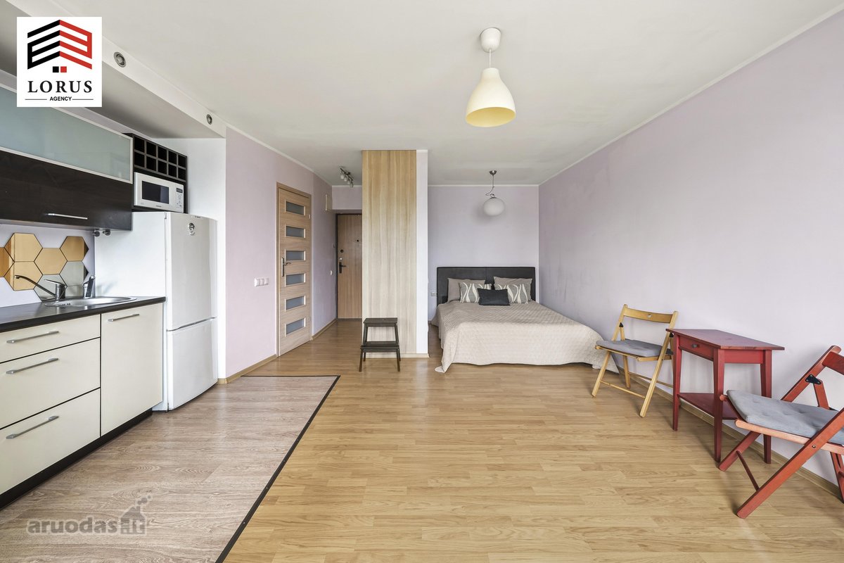 Parduodamas šviesus ir jaukus 27 m² studio - nuotraukos Nr. 11