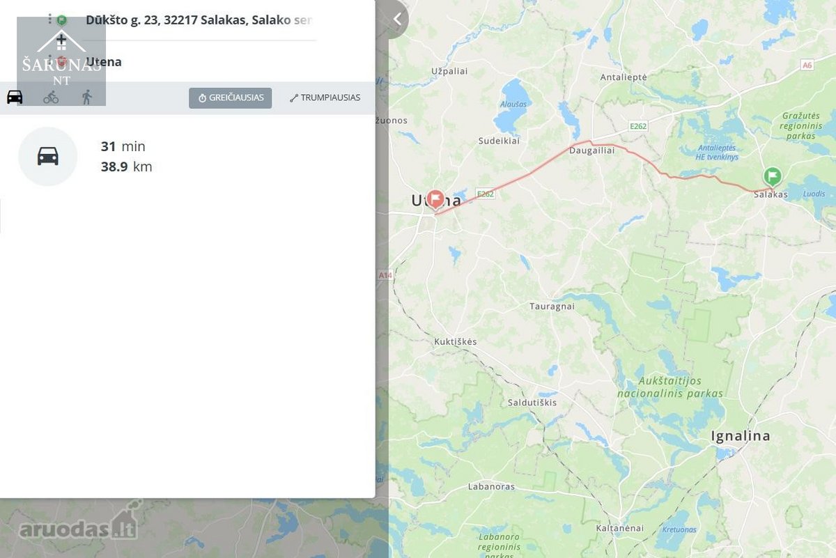 Parduodama Sodyba Salako Miestelyje Zarasų Raj. - nuotraukos Nr. 16