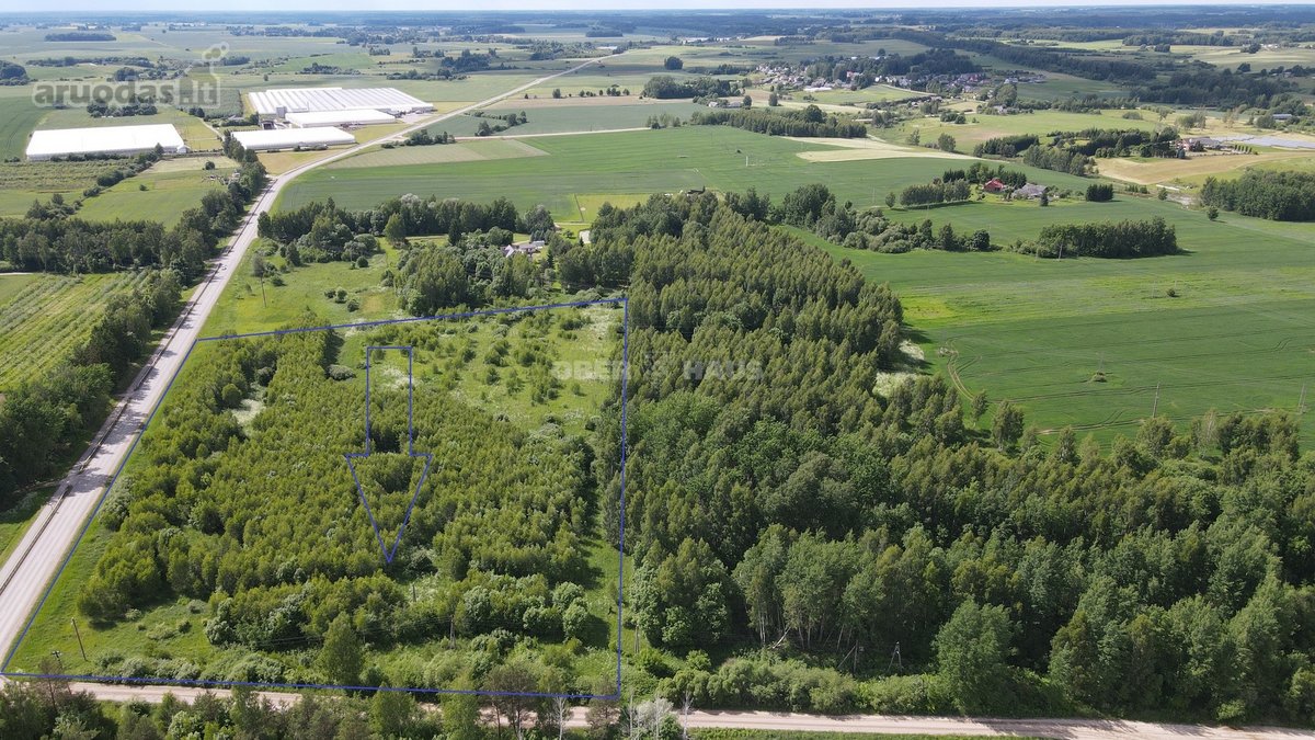 Parduodamas 3,6ha žemės ūkio paskirties