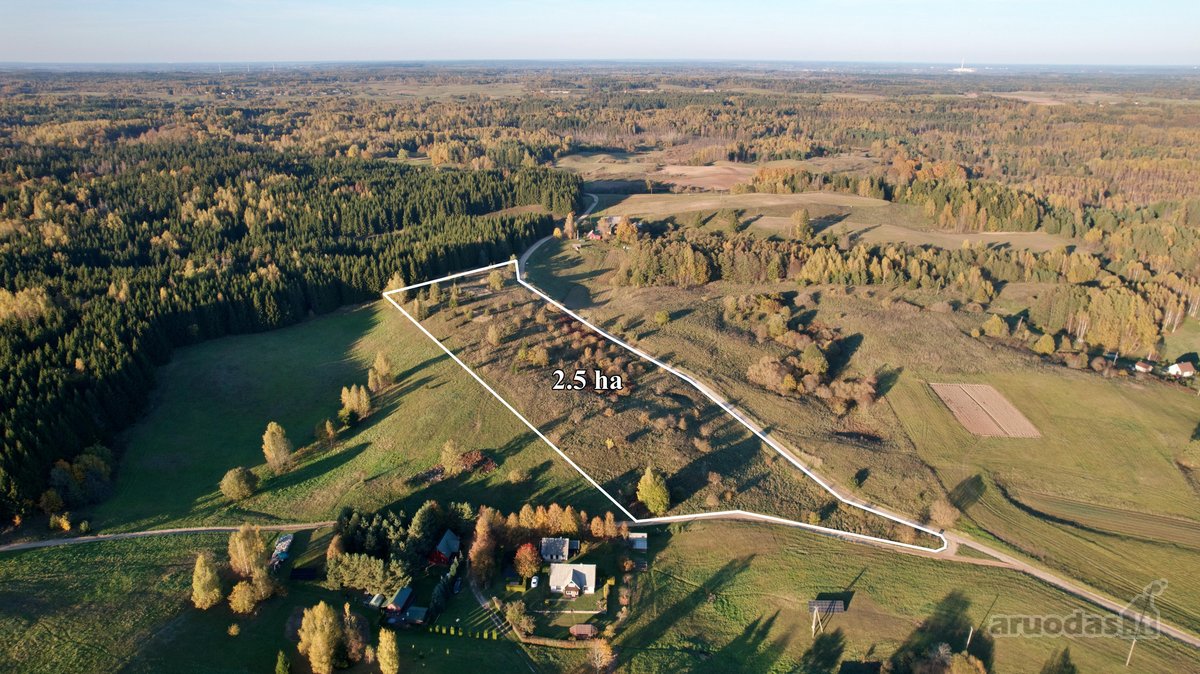 Parduodamas 2,5 ha sklypas 60 km nuo Vilniaus - nuotraukos Nr. 4