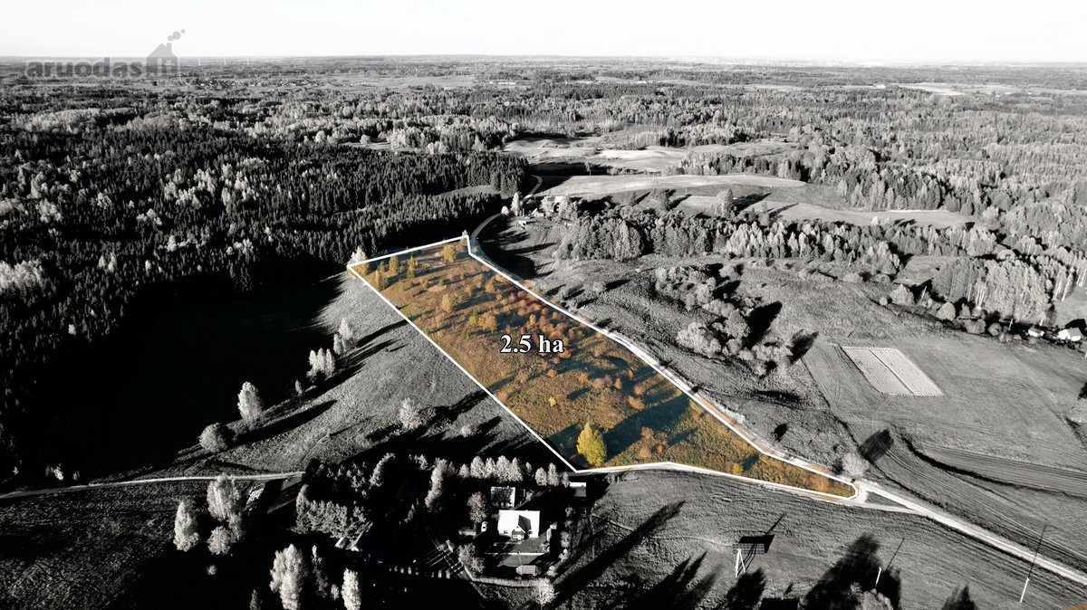 Parduodamas 2,5 ha sklypas 60 km nuo Vilniaus - nuotraukos Nr. 5