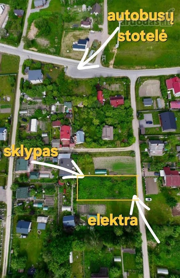Parduodamas megėjų sodų žemės sklypas 6,04a.