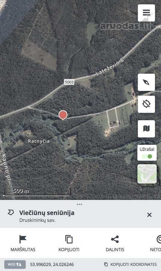 Parduodamas išskirtinio grožio sklypas miško - nuotraukos Nr. 3