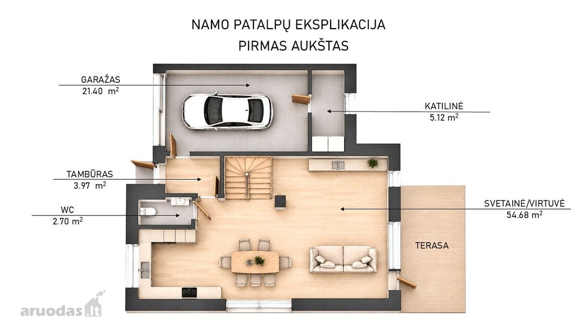 Parduodamas 4-5 k. Namas Sublokuotas Per - nuotraukos Nr. 56