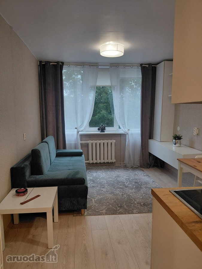 Išnuomojamas šviesus studio butas