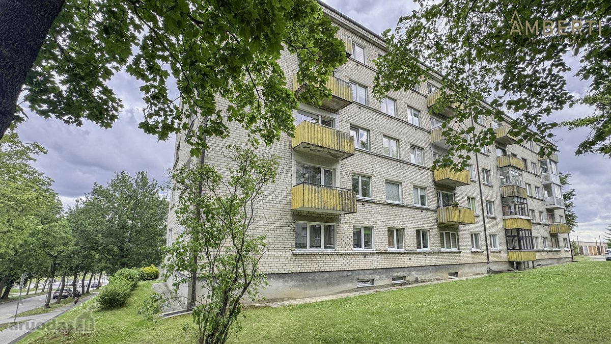 Amberti Nt agentūra parduoda 2 kambarių butą