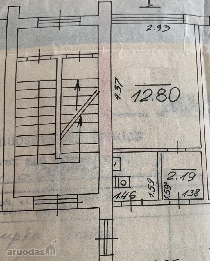 Parduodama mini studija Žolyno g. 8, Vilnius. - nuotraukos Nr. 9