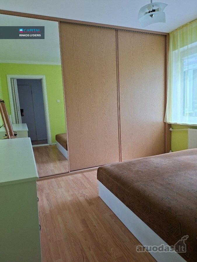 Išnuomojamas puikus sutvarkytas 3-jų kambarių - nuotraukos Nr. 9