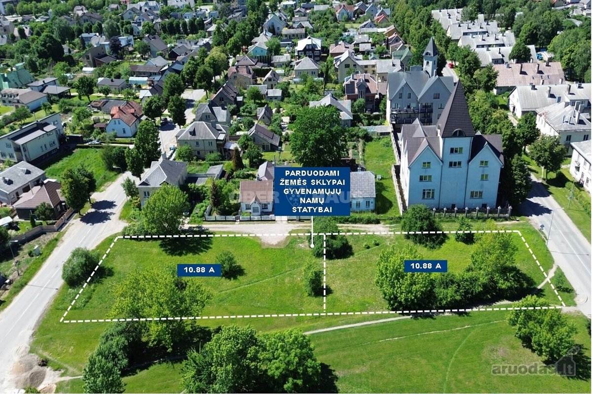 Parduodami žemės sklypai gyvenamųjų namų