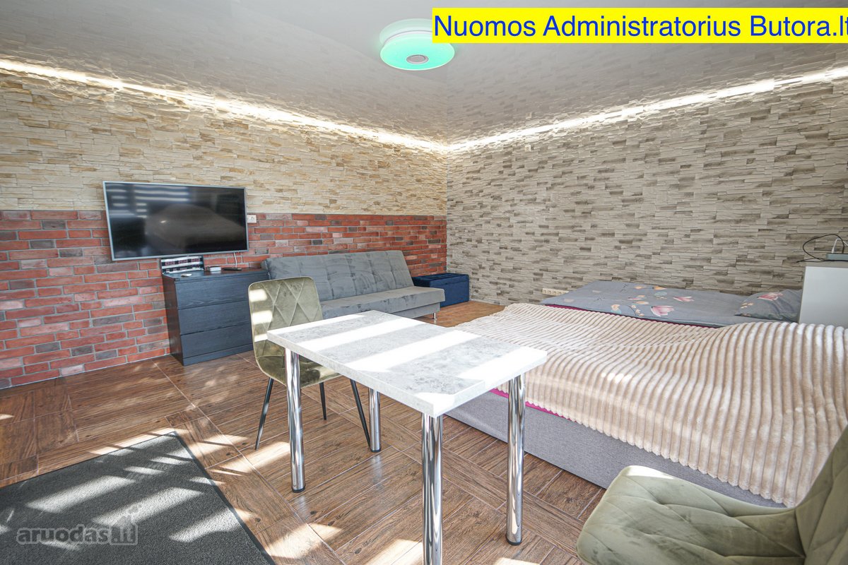 Nuomojamas 1 kambario butas