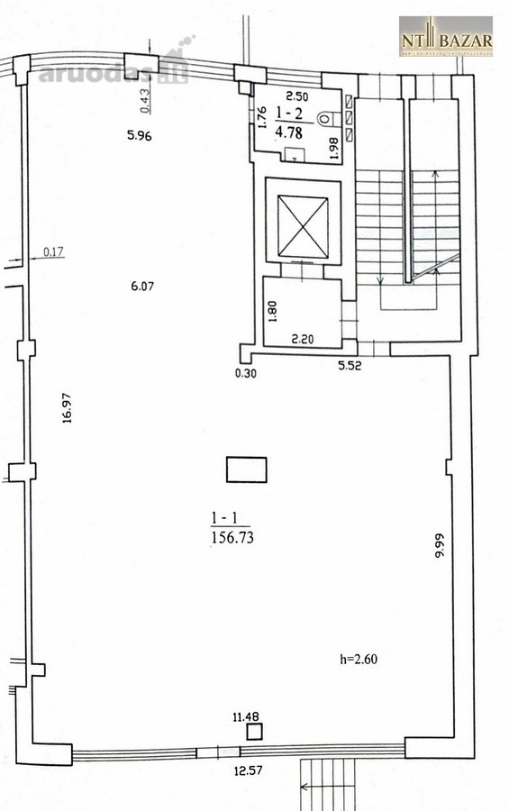 Išskirtinės komercinės patalpos Kauno centre - nuotraukos Nr. 19