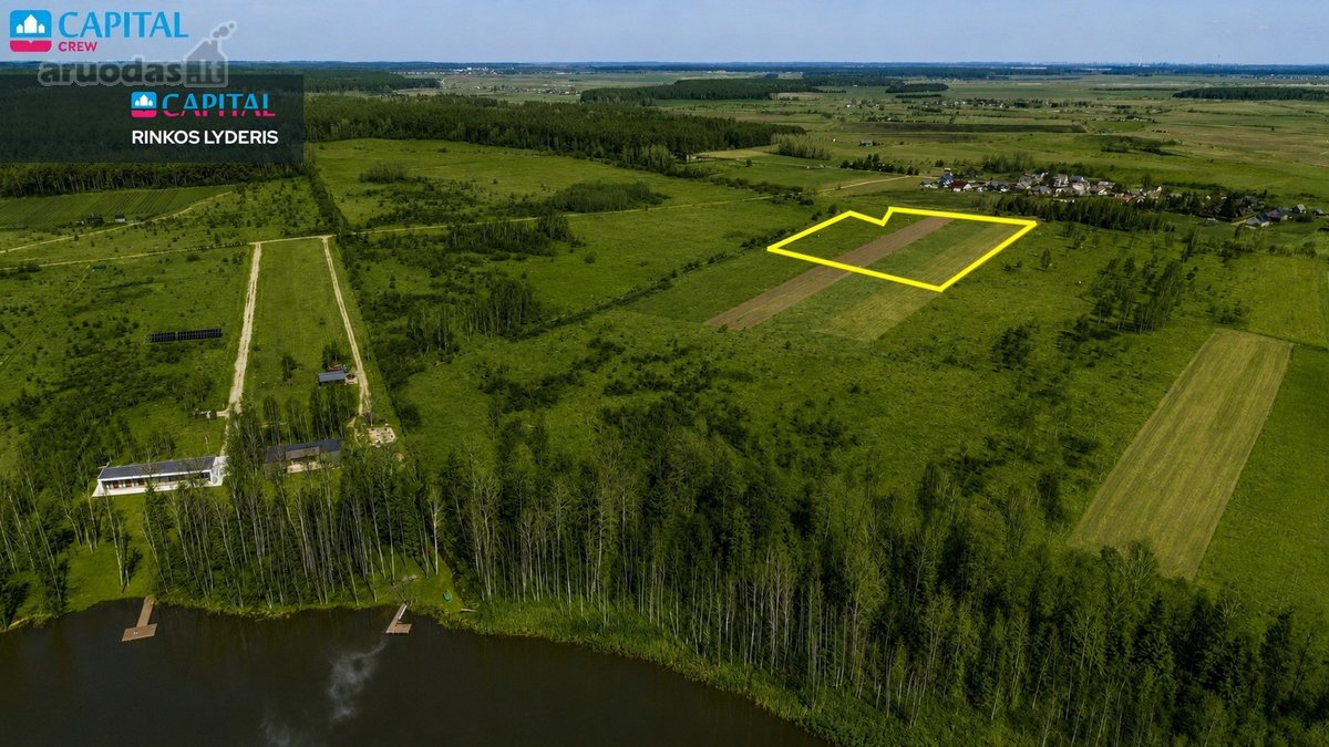 Parduodamas 1,7709 ha žemės ūkio paskirties