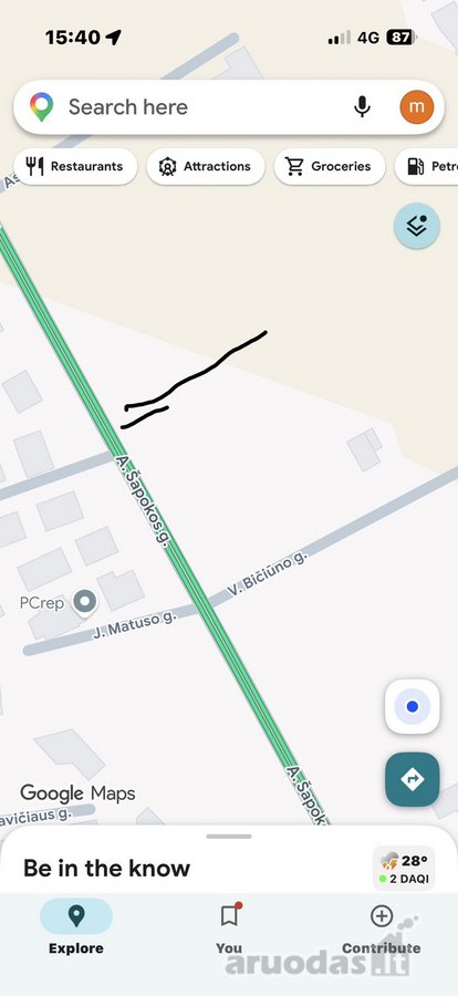 Parduodamas sklypas 6,42 aro su privaziujama - nuotraukos Nr. 4