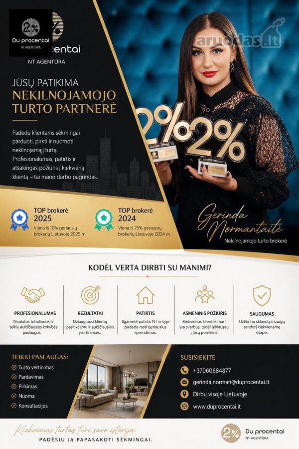 Nekilnojamojo turto agentūra "Du procentai" - nuotraukos Nr. 19